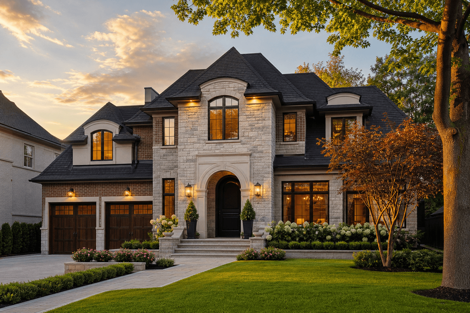 Home exterior at golden hour — preparing to sell in the GTA