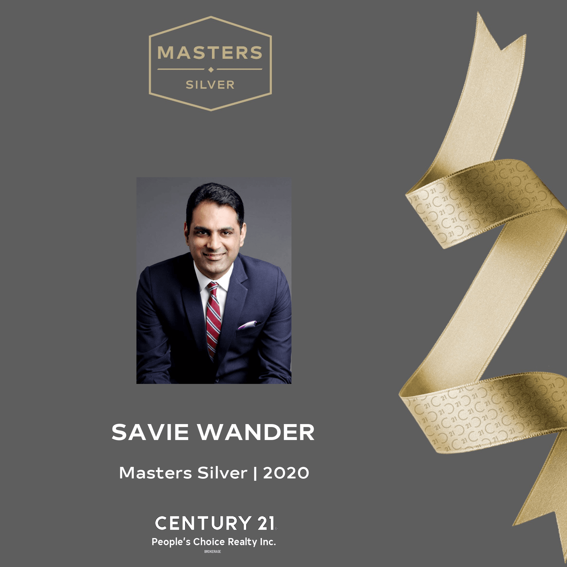 Masters Silver Award, 2020