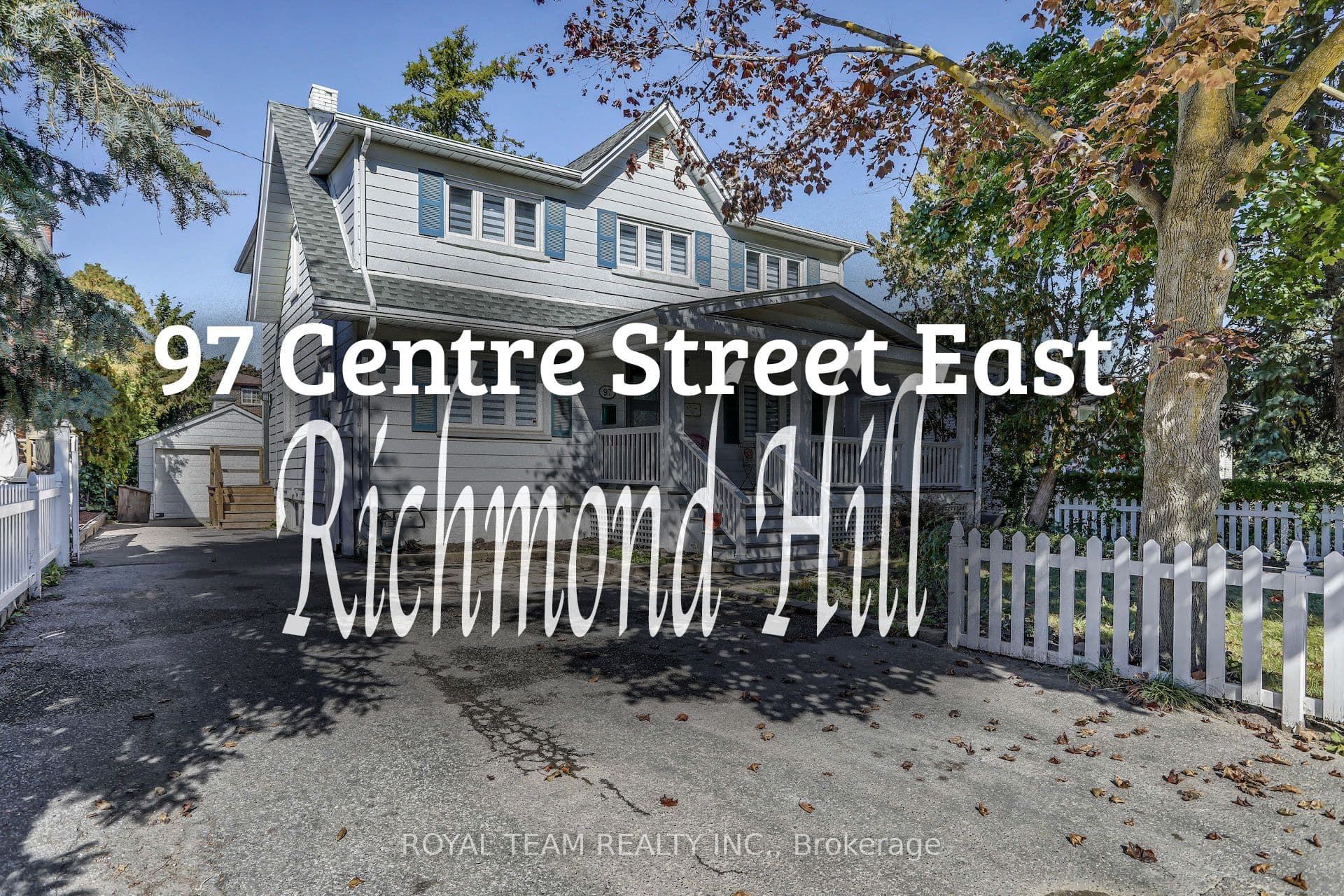 97 Centre Street, Richmond Hill - Detached